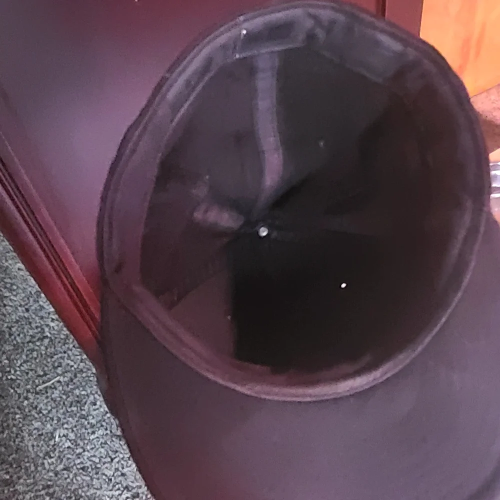 Black A's hat good condition 👌 szL - Picture 3 of 6